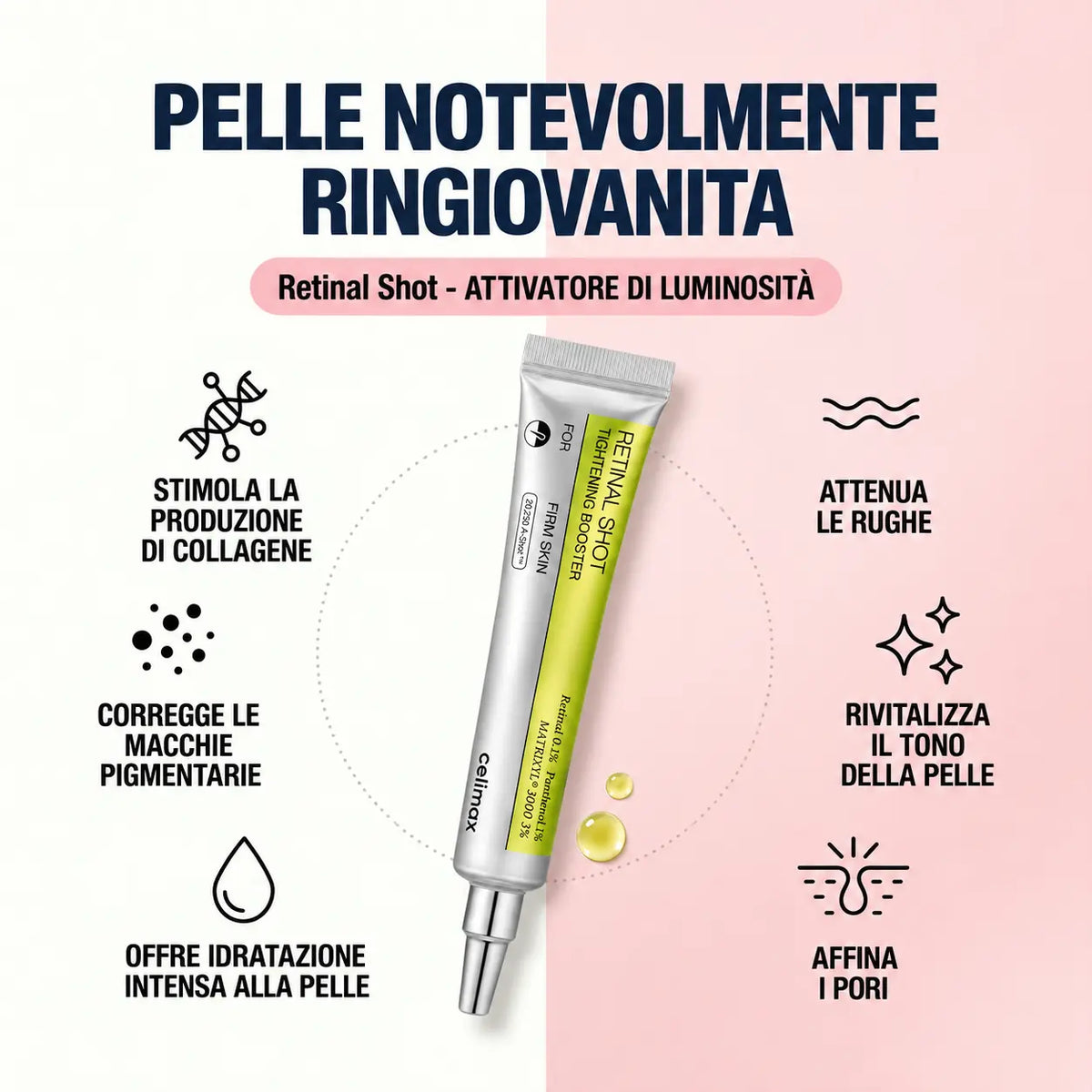 Retinal Shot™ – Crema Viso Anti-Rughe Rassodante